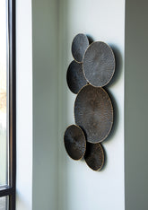 Warmstead Furniture - Ashley Furniture - Rhetlen Wall Decor - Wall Decor / Black/Gold Finish - A8010301